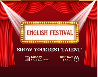 Thông báo về ngày hội ngoại khóa English Festival